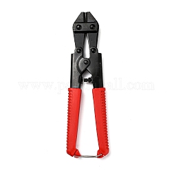 Stahl Schmuck Zange, Quick Link Connector & Remover Tool, zum Öffnen und Spannen der ungeschweißten Gliederkette, mit Kunststoffgriff und Verschluss, rot, 21x6.1x1.4 cm