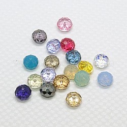 Austrian Crystal Beads, 5040 Rondelle, Faceted, Mixed Color, 8mm, Hole: 1mm