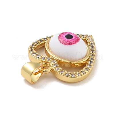 Латунные микро проложить кубического циркония подвески KK-B059-43G-C-1