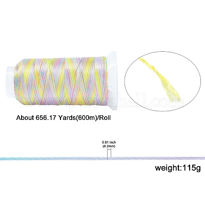 Segmentgefärbter Polyester-Rundfaden&nbsp;OCOR-CJC0007-01-1