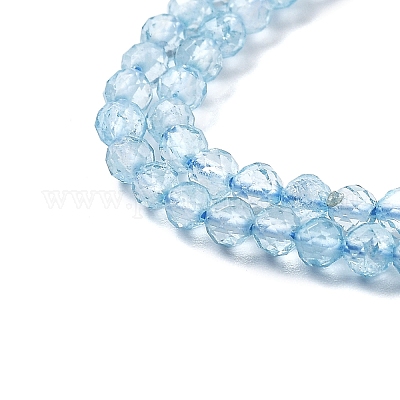 Natürliche blaue Topas-Perlenstränge&nbsp;X-G-H079-A02-03-1