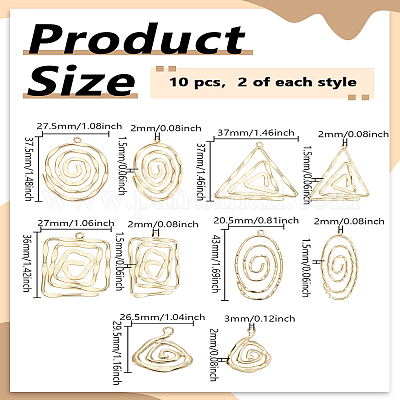 Подвески из сплава 10 шт.&nbsp;FIND-LP0005-13-1