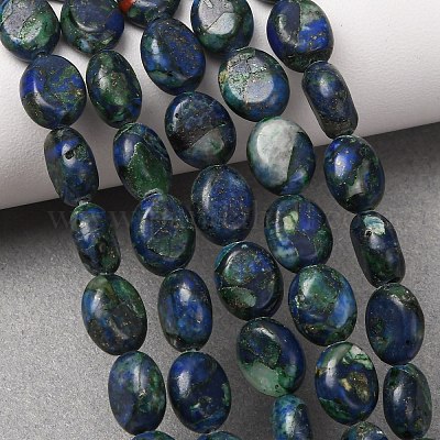 Synthetische Chrysokoll- und Lapislazuli-Perlenstränge&nbsp;G-N330-031-01-1