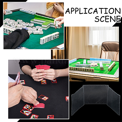 12 étui de protection en PVC pour mahjong&nbsp;AJEW-GO0002-66-1