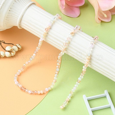 Стеклянные бусины с гальваническим покрытием &nbsp;EGLA-yw0002-C05-1