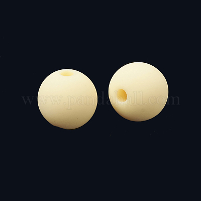 Прорезиненные бисера стиль акриловые&nbsp;X-MACR-S281-47-6mm-1