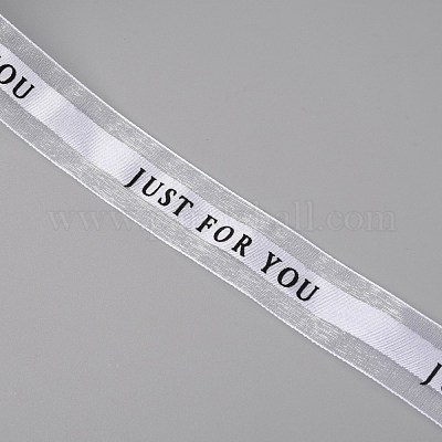 Полиэстер органза ленты ORIB-WH0002-04B-1