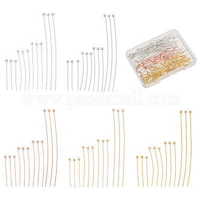 Gold Filled Head Pins 20mm wire thickness 0.5mm 24 Gauge with Flat Head