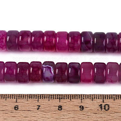 Окрашенные естественный агат бисер пряди&nbsp;G-T143-17M-1