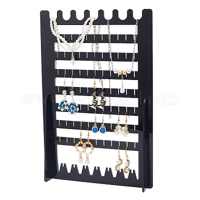 Shop DELORIGIN 9-Tier Acrylic Earring Display Stands for Jewelry