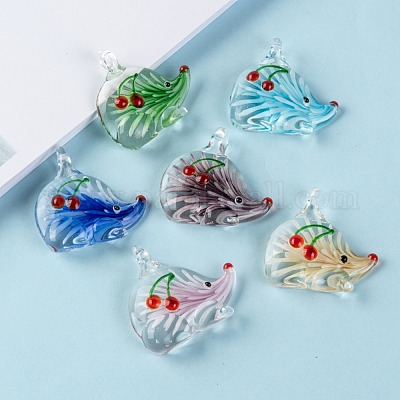 Handgefertigte Murano Glas-Anhänger&nbsp;LAMP-R106-M4-B-1