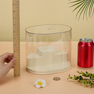 2-уровневые витрины из АБС-пластика с минифигурками домашних животных&nbsp;CON-WH0095-145-1