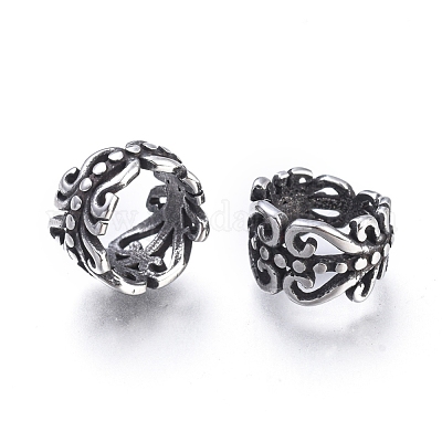 Бусины из нержавеющей стали 304&nbsp;STAS-F243-13AS-1