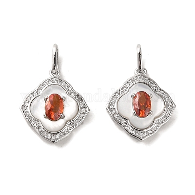 Латунные микро проложить кубического циркония подвески KK-P260-20P-1