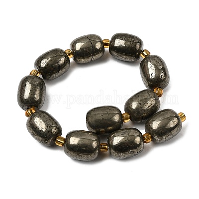 Природного пирита бисер нитей&nbsp;G-Z131-D01-02-1