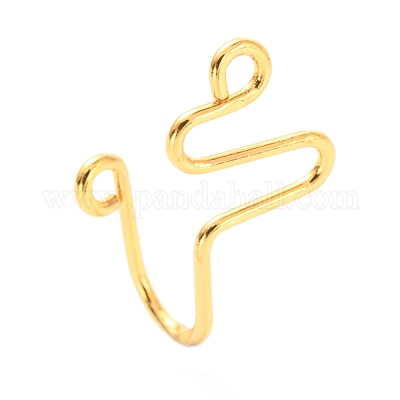 Латунные кольца в носу&nbsp;AJEW-F053-23G-1