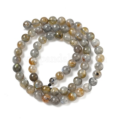Природные лабрадорита бисер нитей&nbsp;G-U017-6mm-01-A-1