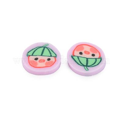 Кабошоны из полимерной глины ручной работы CLAY-N006-130-1