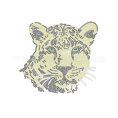 Leopard Patch Sew on Patches for Jackets Embroidery Patches for