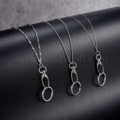 304 нержавеющая сталь шариковые цепи шейный ремешок шнур HJEW-SW00133-1