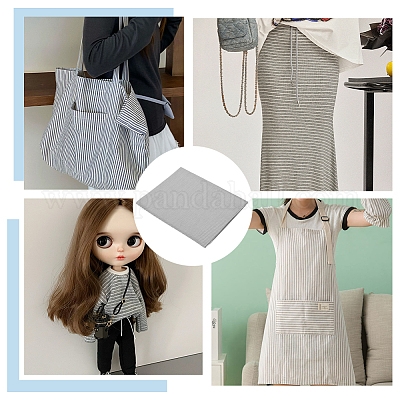 Полосатые хлопчатобумажные ткани&nbsp;DIY-FG0008-69B-1