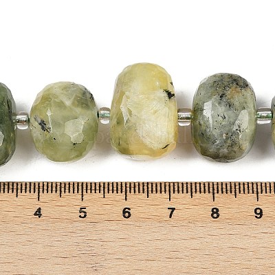 Natur Prehnit Perlen Stränge&nbsp;G-F796-B06-01-1