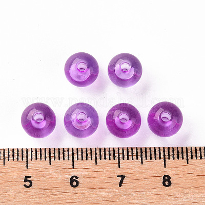 Прозрачные акриловые бусины&nbsp;MACR-S370-A8mm-740-1