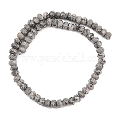 Натуральная карта каменные бусы пряди&nbsp;G-C259-A35-5x8mm-1