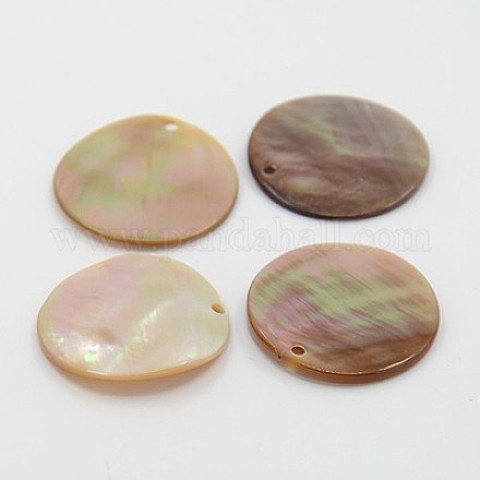 Sea Shell Pendants for Jewelry Making SSHEL-J014-09D-1