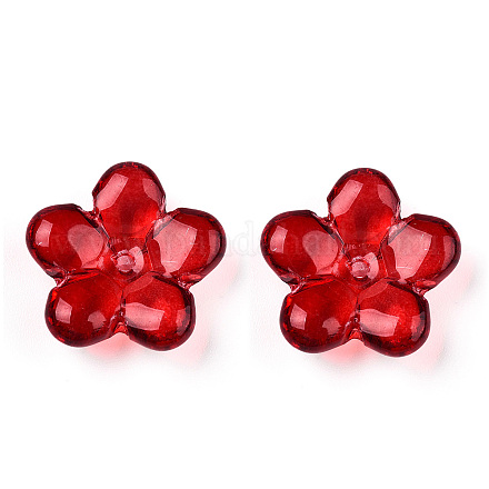Perles en verre transparentes GLAA-T030-01-B01-1