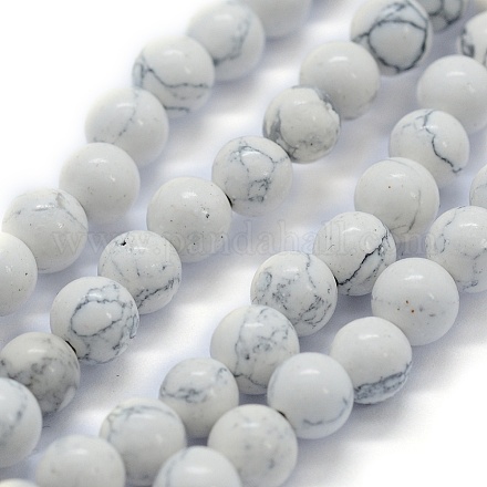 Chapelets de perles en turquoise synthétique G-P386-01-10mm-1
