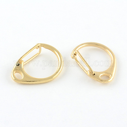 Alloy Keychain Clasp Findings PALLOY-R045-01G-1