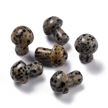 Natürlicher dalmatinischer Jaspis-Pilz Gua-Sha-Stein G-L570-A13-1