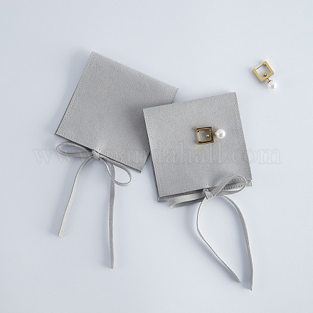 Bolsas de regalo de almacenamiento de joyería de microfibra PAAG-PW0010-003A-05-1