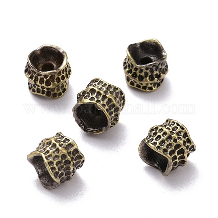 Perles de laiton de style tibétain KK-P214-01BAB-1