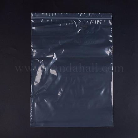 プラスチックジップロックバッグ  再封可能な包装袋  トップシール  セルフシールバッグ  長方形  ホワイト  45x32cm  片側の厚さ：2.7ミル（0.07mm）  100個/袋 OPP-G001-G-32x45cm-1