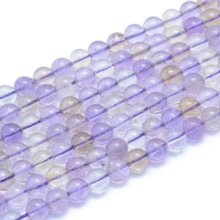 Chapelets de perles en amétrine naturelle G-L552H-10A-1