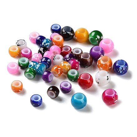 Европейские бусины из АБС-пластика KY-G033-01A-1