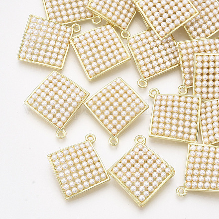 Colgantes de perlas de imitación de plástico abs PALLOY-T071-070-1