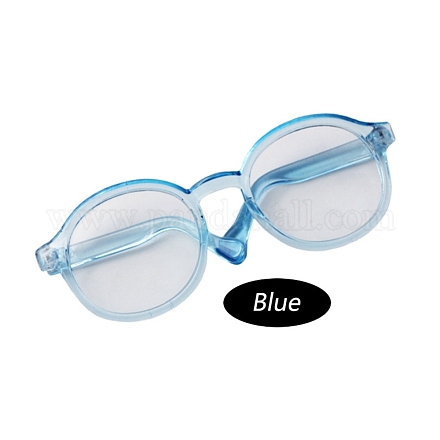 Овальная оправа пластиковые очки миниатюрные аксессуары кукла DOLL-PW0001-092F-1
