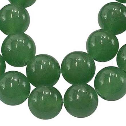 Natural Dyed Jade Beads Strands JBR10-10mm-1