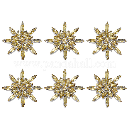 6шт стеклянные кабошоны&nbsp;GLAA-FG0001-32A-1