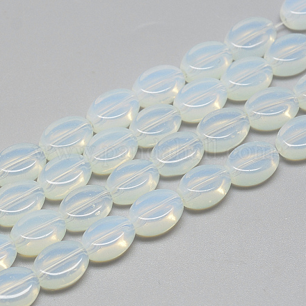 Chapelets de perles en verre transparente   GLAA-R198-9x6-06-1