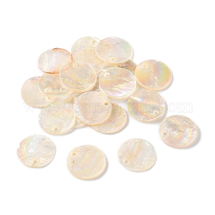 Подвески из натуральных ракушек Capiz SHEL-D084-13A-1