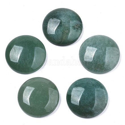 Natural Green Aventurine Cabochons G-T113-24A-01-1