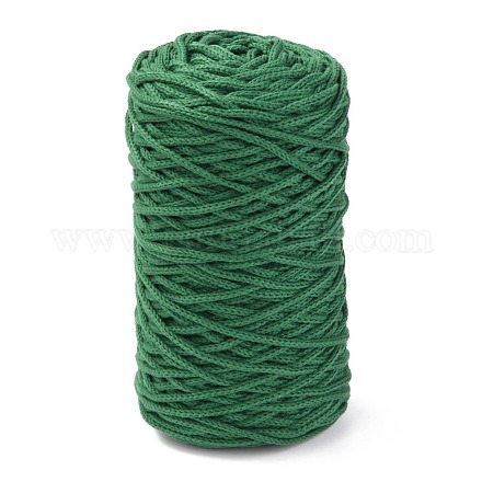 コットン糸  DIYの工芸品について  ギフトラッピングとジュエリー作り  グリーン  3mm  約150m /ロール OCOR-F013-25-1