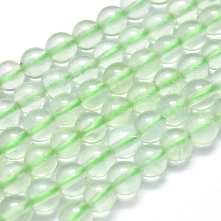 Chapelets de perles en préhnite naturelle G-K305-20-C-1