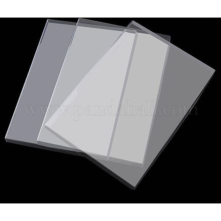 透明プラスチックカバー  ジュエリーボックスの蓋  透明  35.5x24.5x1.9cm ODIS-R005-01-1