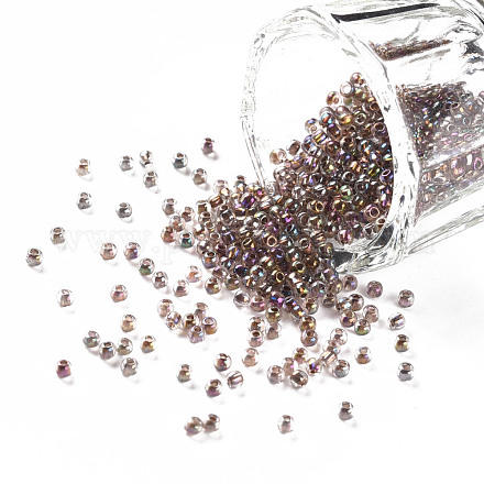 Perline di semi di vetro rotonde di grado 11/0 SEED-N001-E-323-1