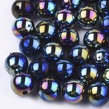 Perline di plastica X-OACR-S027-4mm-02-1